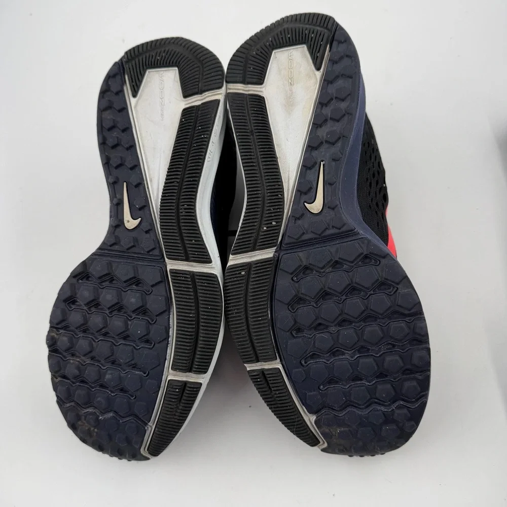 Nike Women’s Air Zoom Winflo 5 -SZ 9- Navy Blue Running Shoes Sneakers Lace-Up